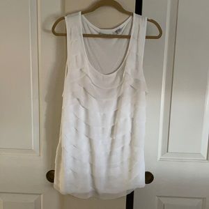 Avenue ruffle tank top 14/16